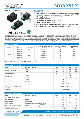 AC/DC Converter LD10-23BxxR2