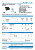 F05_N-1WR3 series--1W, Fixed input voltage, isolated & unregulated single output