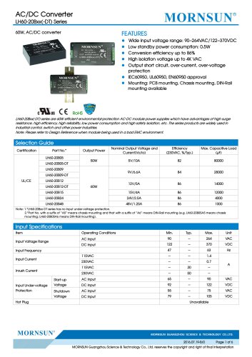 LH60-20Bxx(-DT)---widely used in industrial control, switch and other power industries