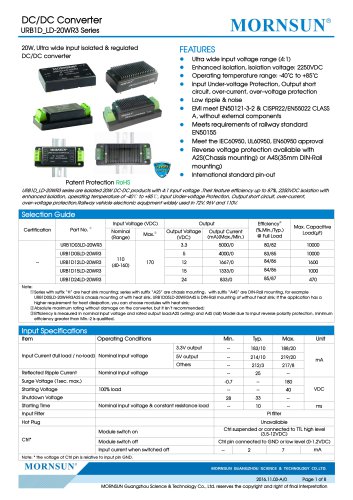 Railway power URB1D_LD-20WR3