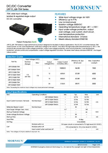 URF1D_QB-75W:Efficiency up to 91%