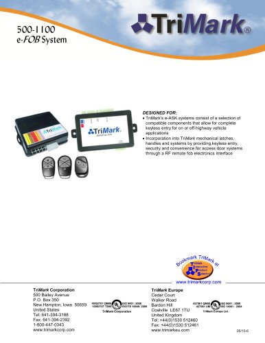 500-1100 e-FOB System