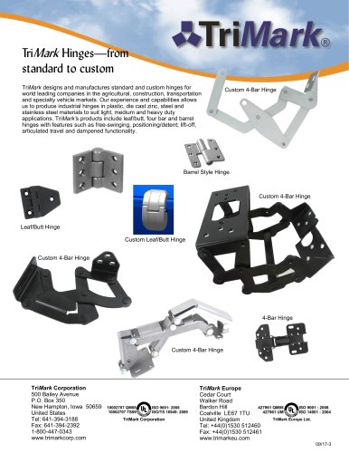 TriMark Hinges