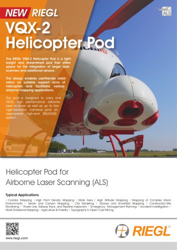 RIEGL VQX-2 Helicopter Pod