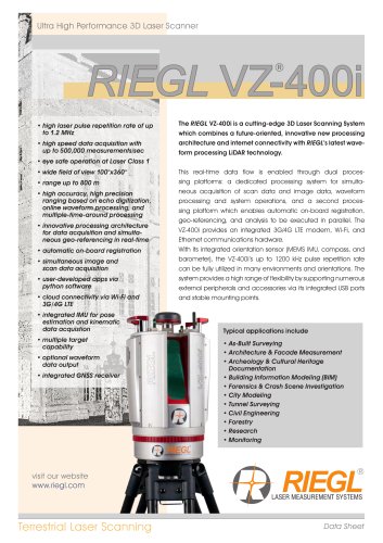 RIEGL VZ-400i