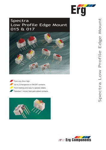 Spectra Low Profile Edge Mount 015 & 017