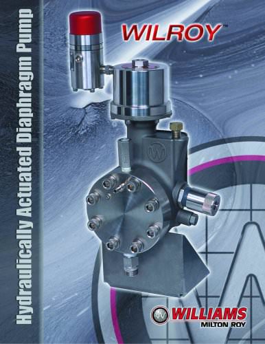 Hydralically Actuated Diaphragm Pump