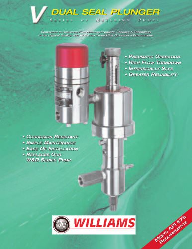 Williams V Dual Seal #30950