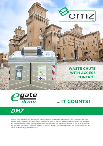 WASTE CHUTE WITH ACCESS CONTROL