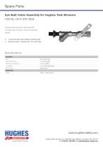 Eye bath valve assembly for tank showers Datasheet