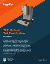 MFR100 Basic Melt Flow System