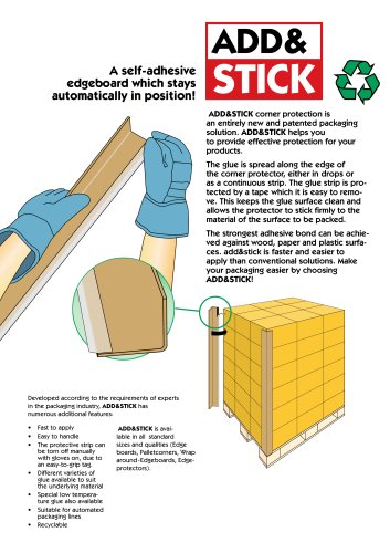 adhesive carton corner