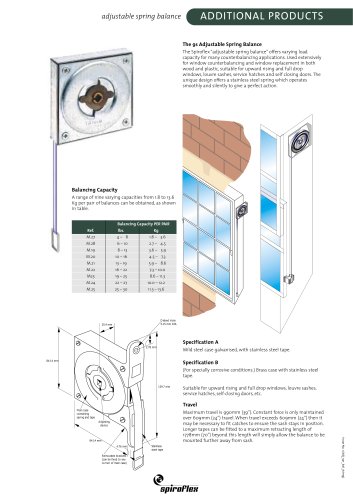 adjustable spring balance