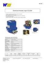 Electrical Actuator type ITQ 004