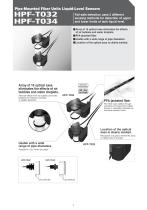 Pipe-Mounted Fiber Units Liquid-Level Sensors HPF-T032 HPF-T034