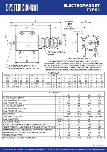 TDS - Electromagnet type I