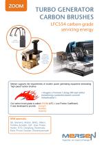 Grade LFC554 - Carbon brushes for turbo generators