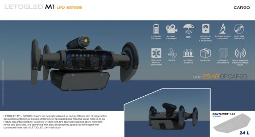 LETOGLED M1 UAV SERIES_Cargo info