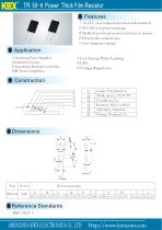 KWX Thick Film Resistors TR-50-H