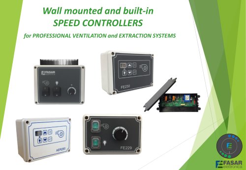 Built-in controllers for professional suction systems