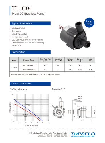 TL-C04 Smart Toilet Water Pump