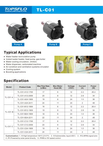 TOPSFLO DC Brushless Pump