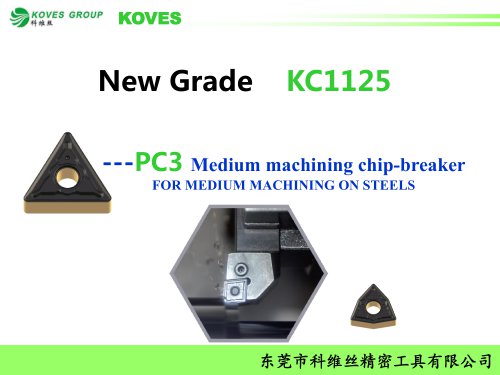 PC3-KC1125 for steel with high performance