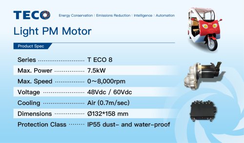 Light PM motor