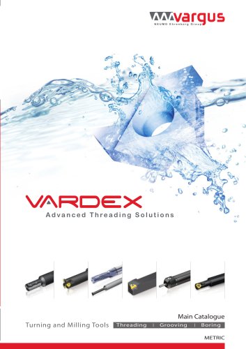 Vardex Thread Milling & Thread Turning Main Catalog