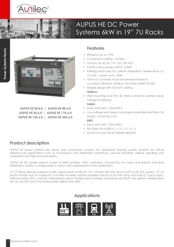 datasheet 7U Rack 19" AUPUS HE