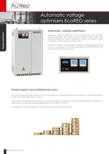 Fiche technique Aunilec Economiseurs EcoREG EN