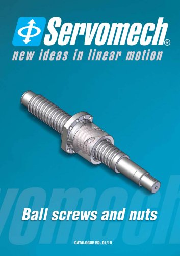 Ball screws and nuts catalogue