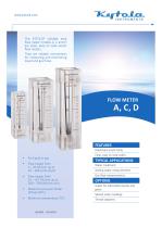 FLOW METER A, C, D