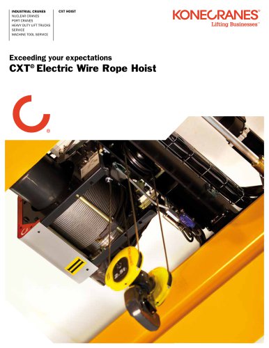 CXT® Electric Wire Rope Hoist