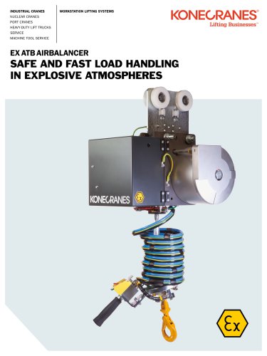 EX ATB AirBalancer. Safe and Fast Load Handling in Explosive Atmospheres