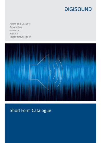 Alarm and Security Automotive Industry Medical Telecom munication Catalogue