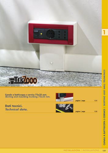 TRIS 2000. Skirting and wall trunking systems