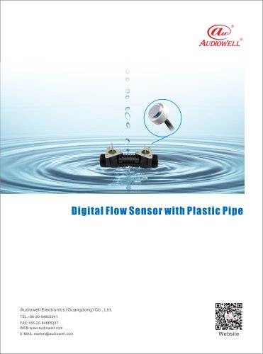 Digital Flow Sensor with Plastic Pipe