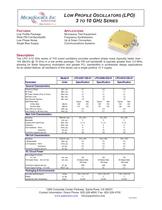 YIG-tuned Oscillator LPO-0307-530-01