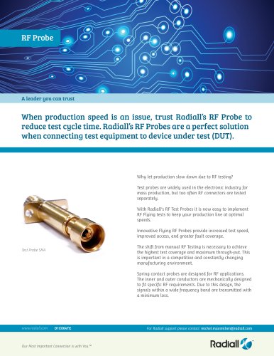 RF test probes