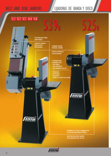 522B Grinding-polishing line Disk sanders 