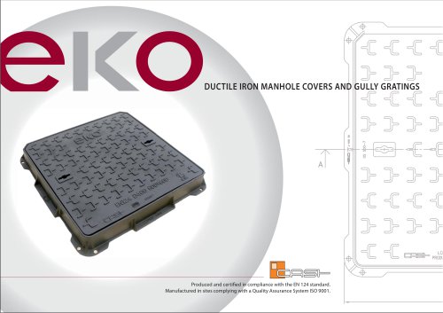 eko ductile iron manhole covers and gully gratings