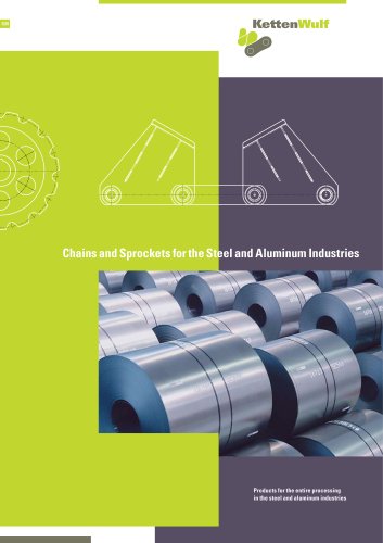 Chains and Sprockets for the Steel and Aluminium industry