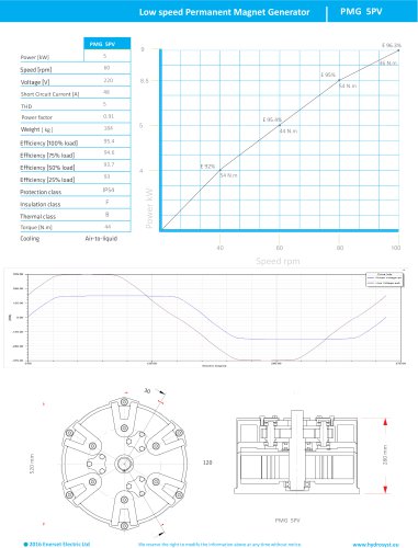 5PV - low speed Permanent Magnets Generator