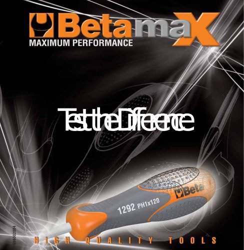 BetamaX screwdrivers