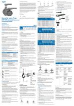 Pressure retaining valve type 586 PVC-U  Unions with solvent cement sockets ASTM  Without manometer