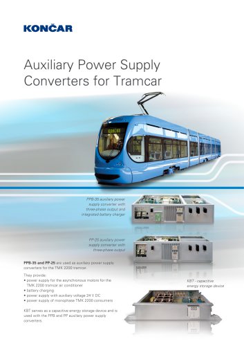 KONCAR-Auxiliary Power Supply Converters for Tramcar