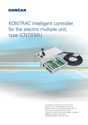 KONCAR-Institute-KONTRAC Intelligent controller for the electric multiple unit, type ICNT_EMU