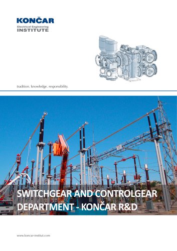 KONCAR-Institute-Switchgear and Controlgear Department - R&D