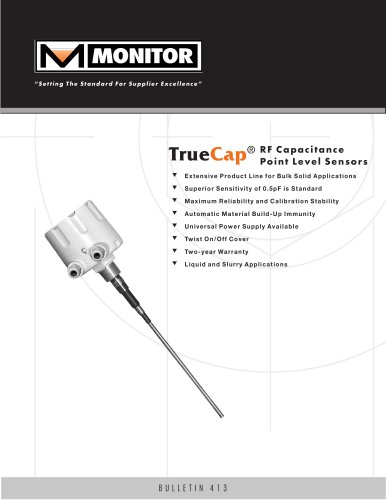 TrueCap RF Capacitance Level Sensor Product Sheet